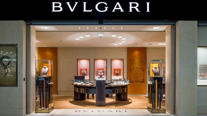 Escaparate de Bulgari