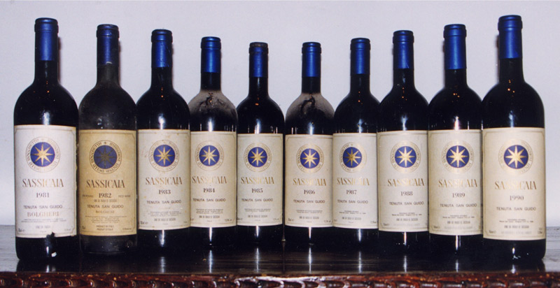 Vino San Guido Sassicaia