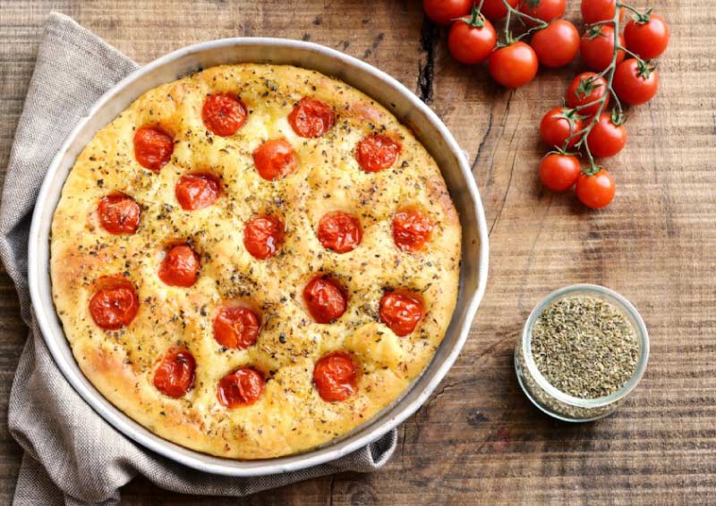 Bari-style focaccia bread