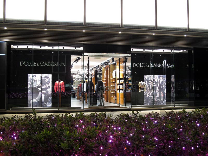 Dolce and Gabbana shops