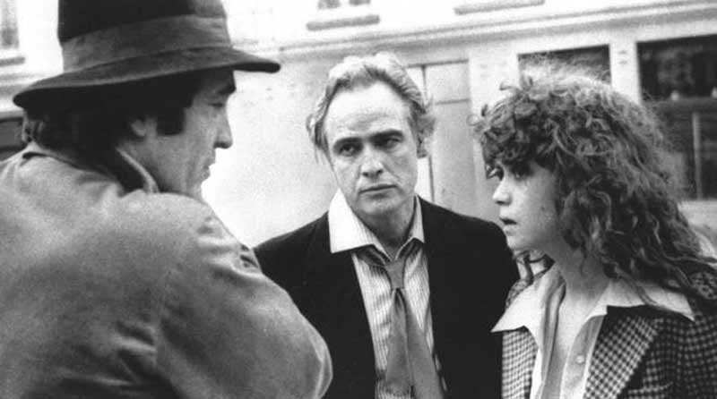 Bertolucci sul set