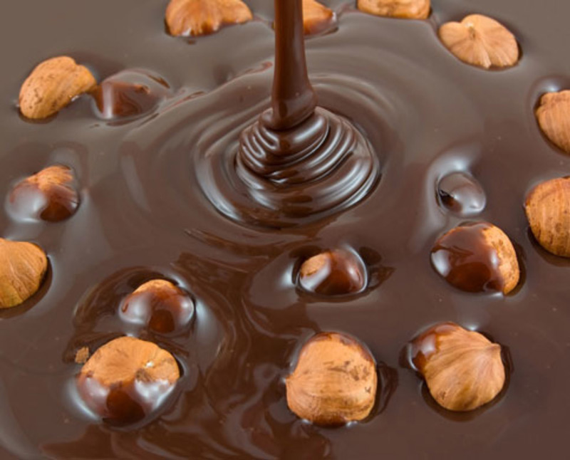 Ferrero chocolate and hazelnuts