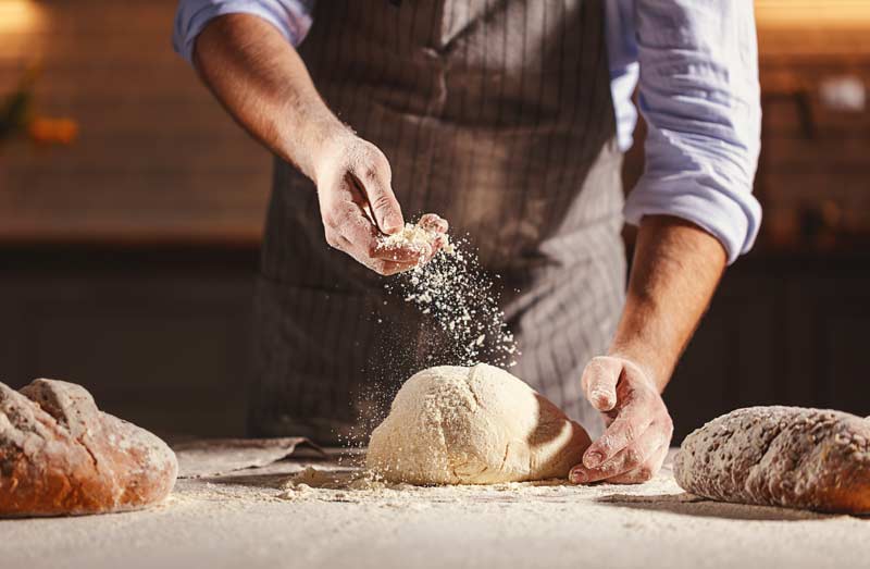 Preparation of the Homemade Bread of Genzano