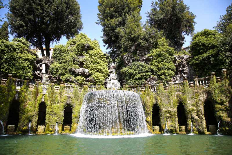 fontana dell'ovato villa d'este