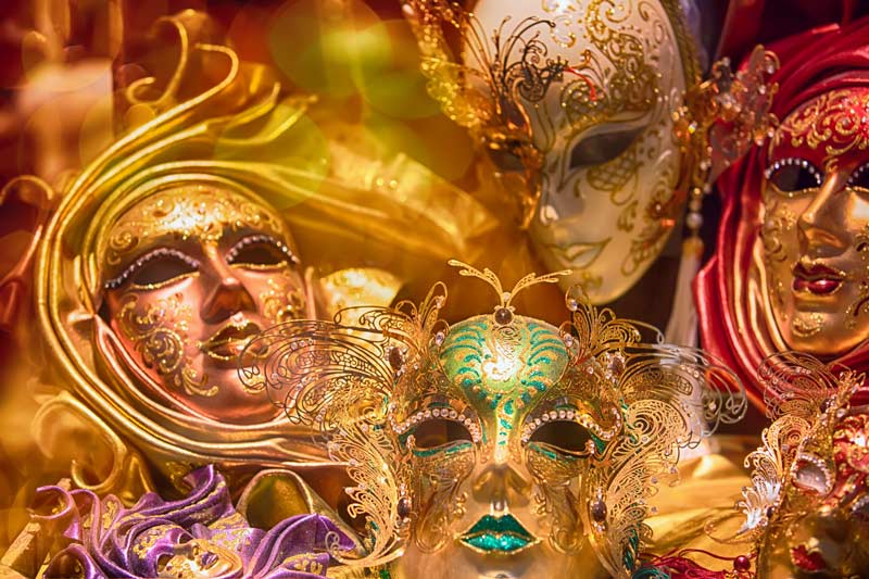 Máscaras del carnaval de venecia