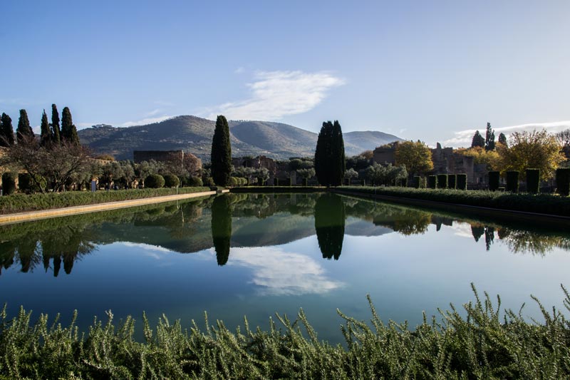 pecile di villa adriana