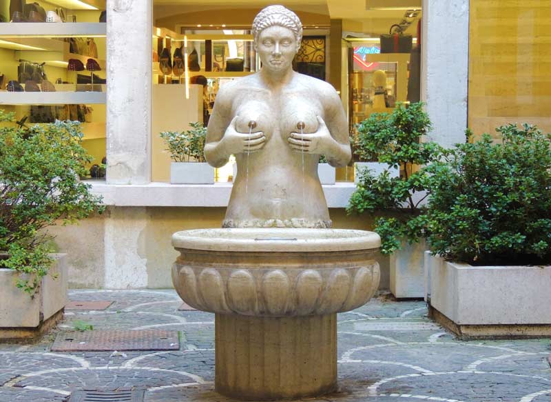 La fontana delle Tette, Treviso