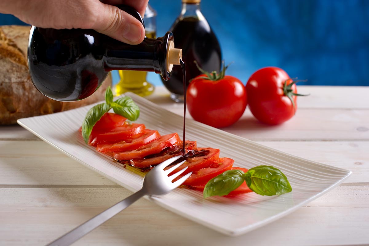 Pomodori con aceto balsamico