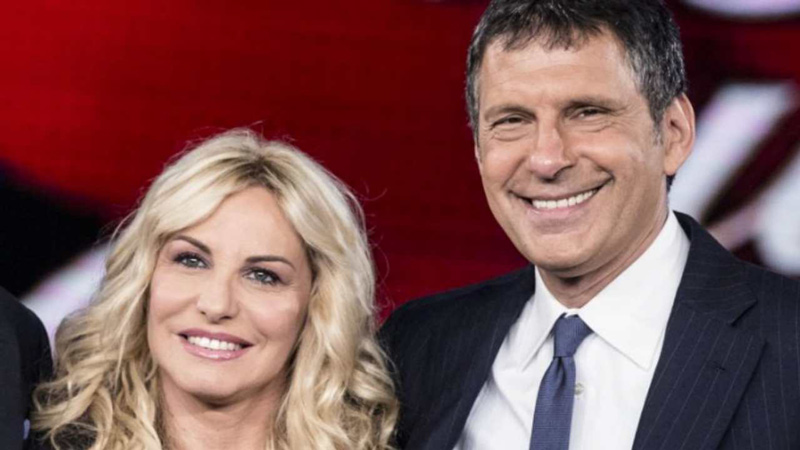 Antonella Clerici e Fabrizio Frizzi