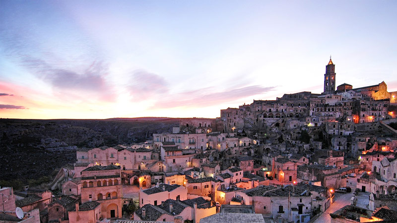 matera tramonto