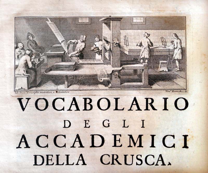 Vocabolario Accademia della Crusca