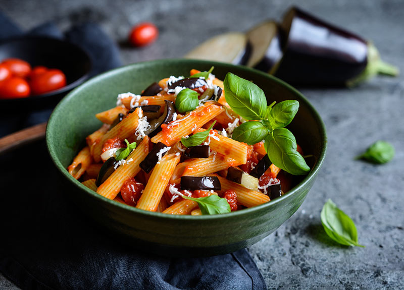 pasta con melanzane