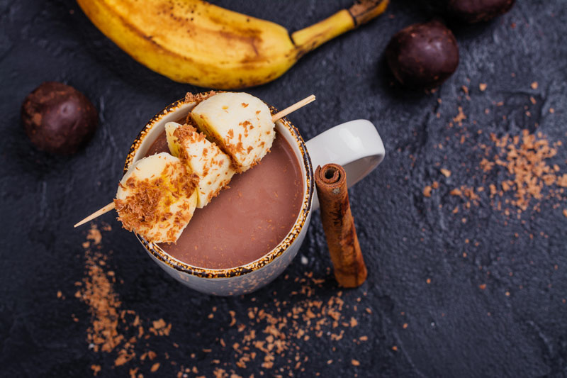 Cioccolata Calda con Banana