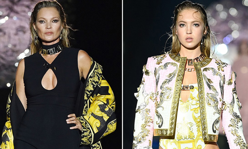 Kate Moss e Lila Moss per Fendace