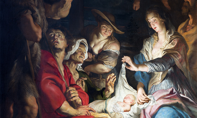 La Natività rappresentata da Pieter Paul Rubens