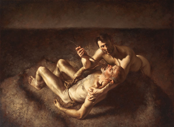 La legenda della vera croce. La morte di Adamo