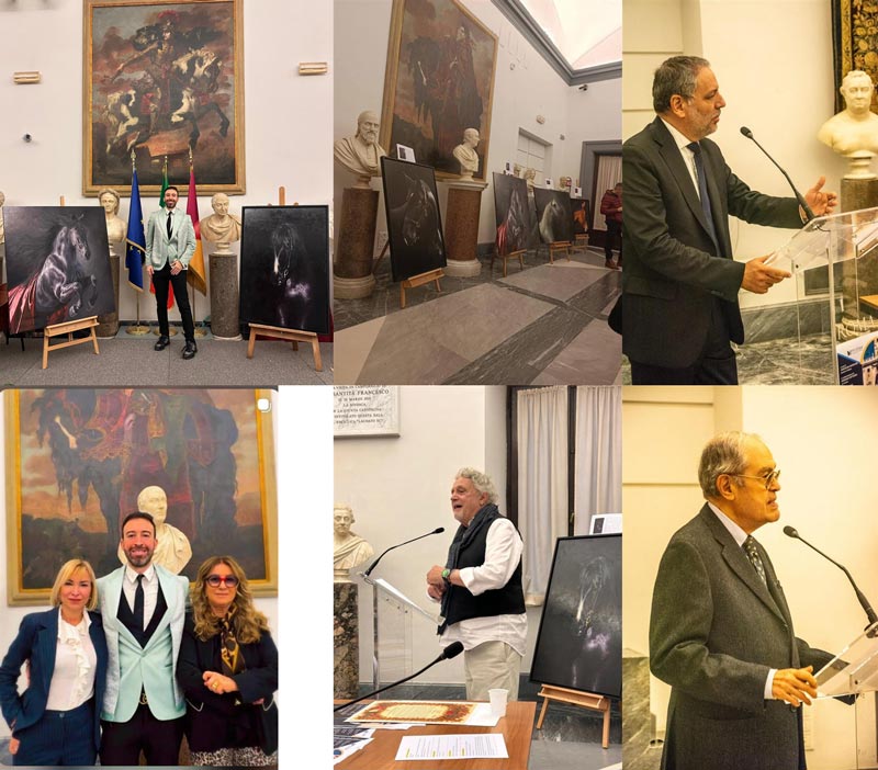 Michi Grassi mostra pittura equestre